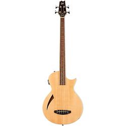 Foto van Esp ltd thinline series tl-4 natural elektrisch-akoestische basgitaar