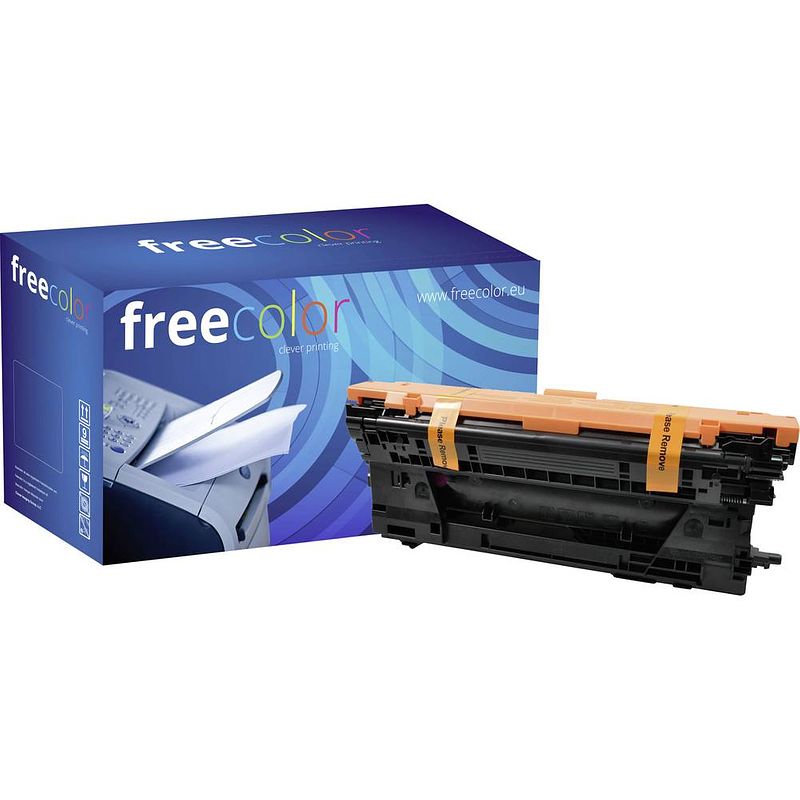 Foto van Freecolor m652m-frc toner single vervangt hp cf453a magenta 10500 bladzijden compatibel toner