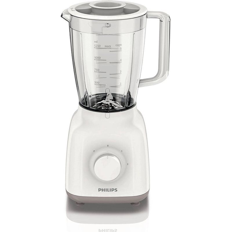 Foto van Philips hr2102/50 - daily collection blender - beige