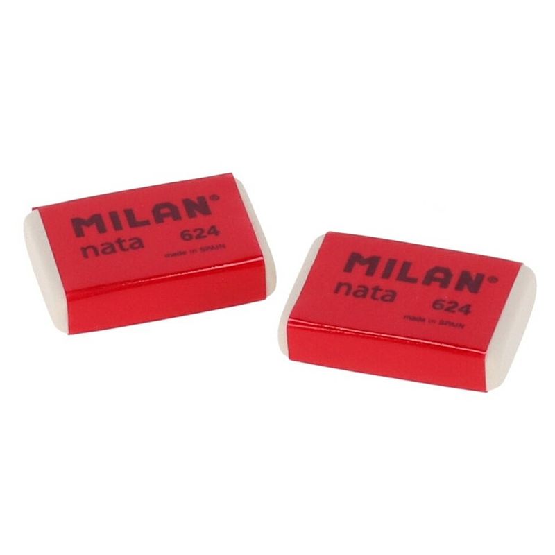 Foto van Milan gummen nata 624 wit/rood 2 stuks