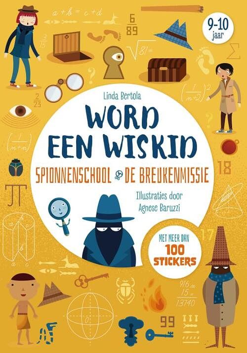 Foto van Spionnenschool & de breukenmissie - word een wiskid - linda bertola - paperback (9789036645102)