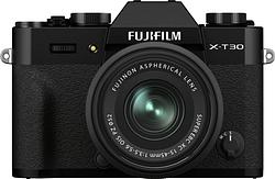 Foto van Fujifilm x-t30 ii body zwart + 15-45mm f/3.5-5.6