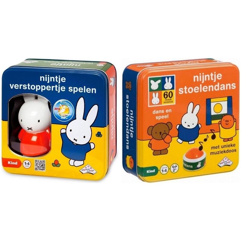 Foto van Babyset - 1-3 jaar - kinderspel - nijntje - verstoppertje spelen & stoelendans