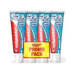 Foto van Colgate triple action whitening tandpasta voordeelverpakking 4 x 75ml bij jumbo