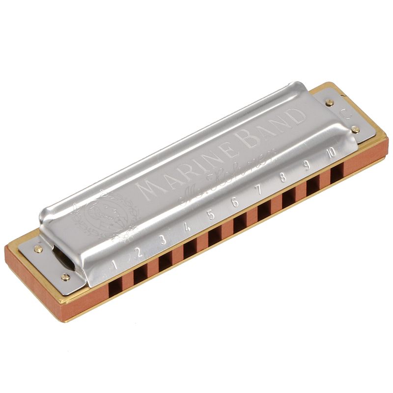 Foto van Hohner marine band classic majeur c mondharmonica