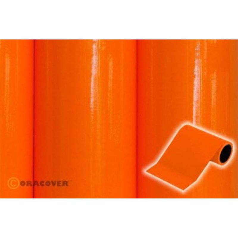 Foto van Oracover oratrim 27-065-005 decoratiestrepen (l x b) 5 m x 9.5 cm signaaloranje (fluorescerend)