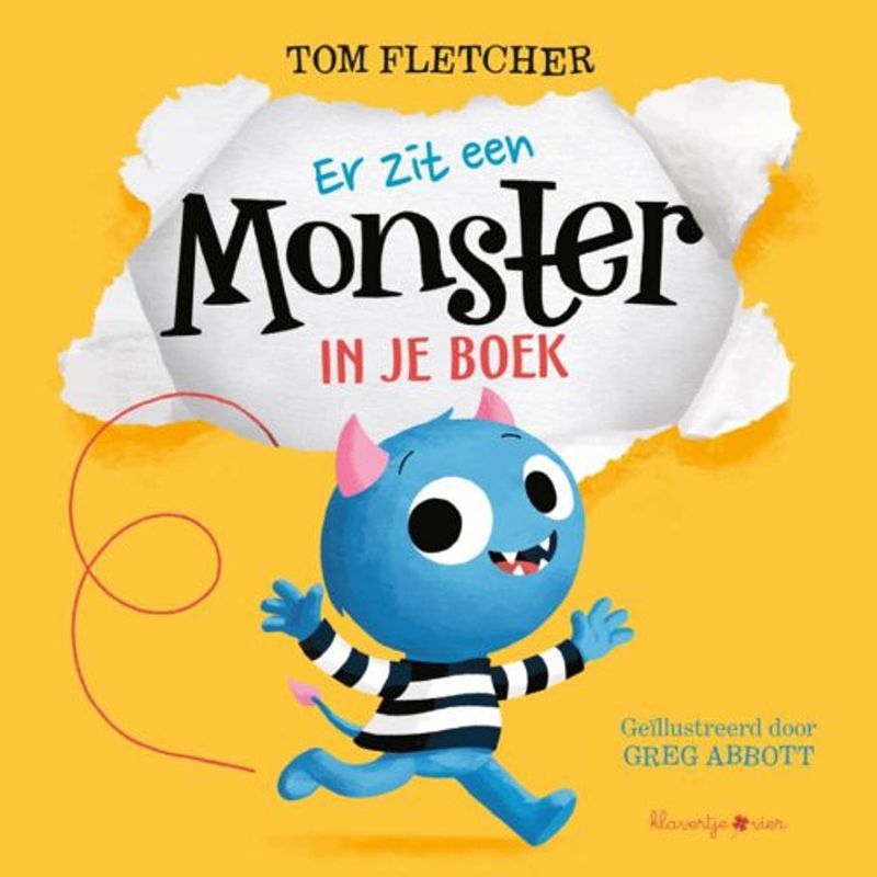 Foto van Er zit een monster in je boek - er zit een monster