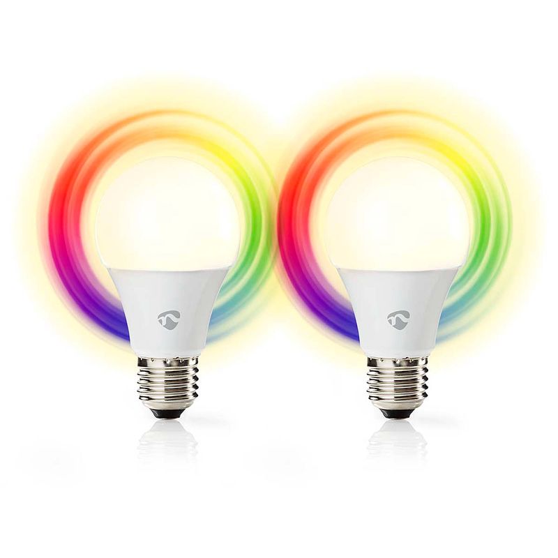 Foto van Nedis smartlife multicolour lamp - wifilrc20e27 - wit