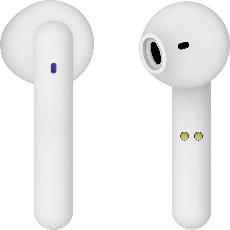 Foto van Vivanco urban pair in ear oordopjes bluetooth wit noise cancelling headset, volumeregeling, magnetisch, touchbesturing