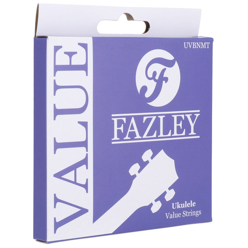 Foto van Fazley uvbnmt value ukulele strings black nylon snarenset voor sopraan en concert ukelele