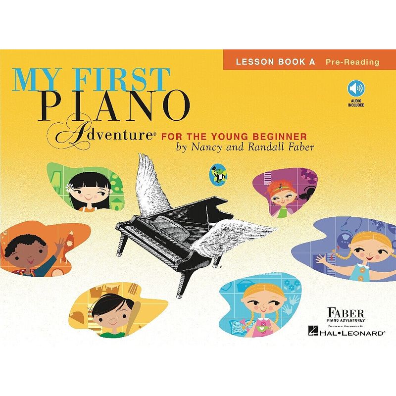 Foto van Hal leonard my first piano adventure lesson book a boek met audio-online