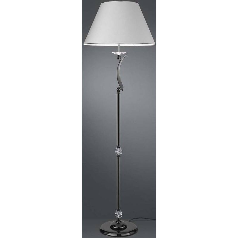 Foto van Brumberg stella 830662 staande lamp e27 60 w zwart-chroom