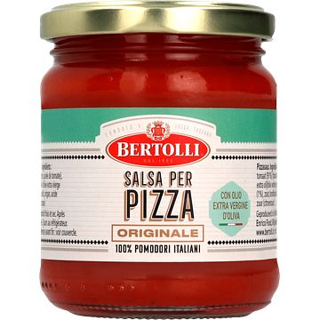 Foto van Bertolli salsa per pizza originale 180g bij jumbo