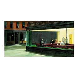 Foto van Edward hopper nighthawks kunstdruk 40x30cm