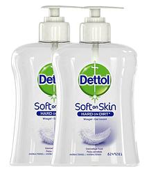 Foto van Dettol handzeep antibacterieel gevoelige huid duo