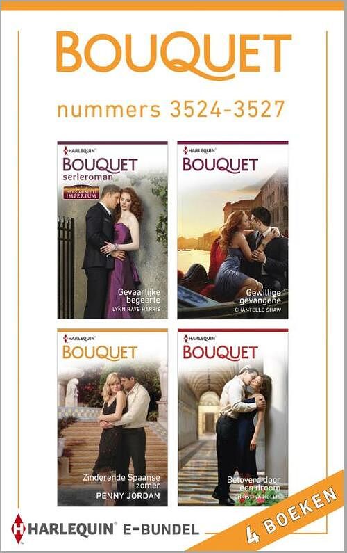 Foto van Bouquet e-bundel nummers 3524-3527 (4-in-1) - chantelle shaw - ebook (9789402504088)