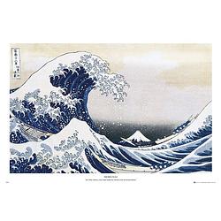 Foto van Gbeye hokusai great wave poster 91,5x61cm