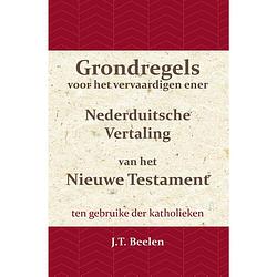 Foto van Grondregels voor het vervaardigen ener nederduitsche vertaling van het nieuwe testament