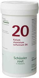 Foto van Pfluger celzout 20 kalium aluminium sulfuricum d6 tabletten