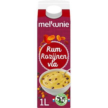 Foto van Melkunie rum rozijnen vla 1l bij jumbo