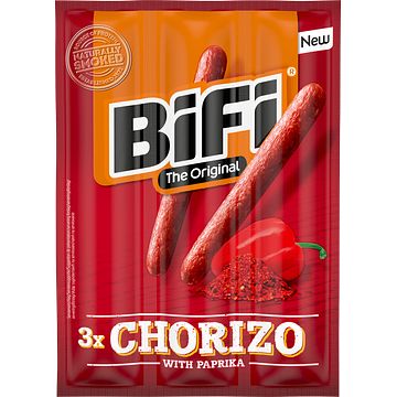 Foto van Bifi the original chorizo with paprika 3 x 20g bij jumbo