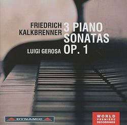 Foto van Three piano sonatas op. 1 - cd (8007144076610)