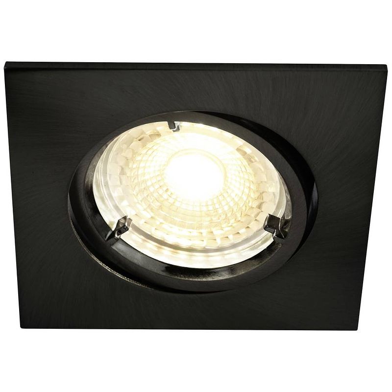 Foto van Nordlux carina led-inbouwlamp voor badkamer led energielabel: f (a - g) gu10 ip20 zwart