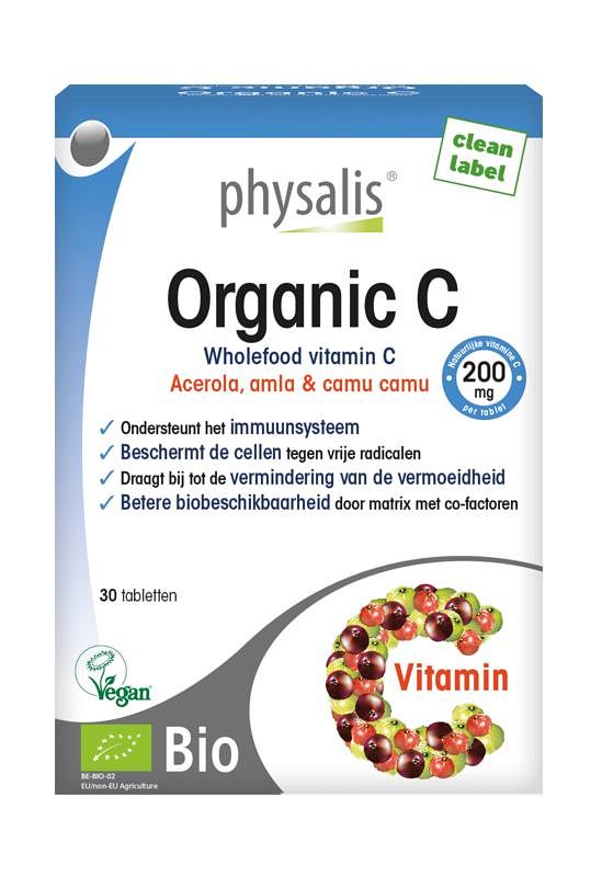 Foto van Physalis organic c tabletten