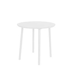 Foto van George table diameter80x75 cm alu white