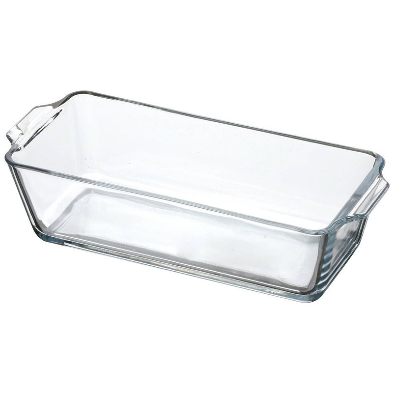 Foto van Chef traiteur ovenschaal van borosilicaat glas - rechthoek - 0.8 liter - 23 x 10 x 6 cm - ovenschalen