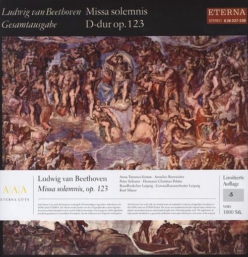 Foto van Beethoven: missa solemnis in d major, op. 123 - lp (0885470005256)