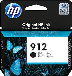 Foto van Hp 912 cartridge black inkt zwart