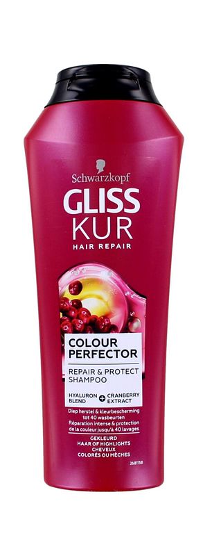 Foto van Schwarzkopf gliss kur colour perfector shampoo