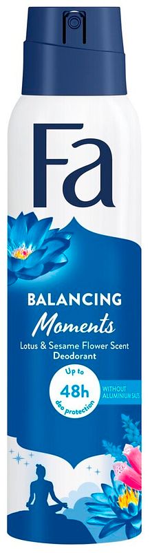 Foto van Fa balancing moments lotus & sesame flower deodorant