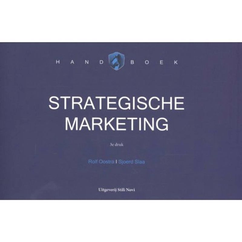 Foto van Handboek strategische marketing