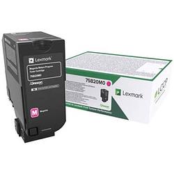 Foto van Lexmark toner magenta, 10.000 pagina's - oem: 75b20m0