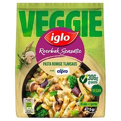 Foto van Iglo roerbaksensatie veggie pasta romige tijmsaus 475g bij jumbo