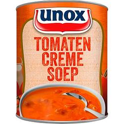 Foto van Unox soep in blik stevige tomaten cremesoep 800ml bij jumbo