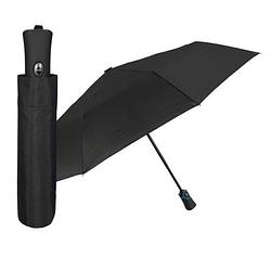 Foto van Perletti mini-paraplu automatisch 100 cm microvezel zwart