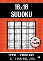 Foto van 16x16 sudoku - 100 puzzels voor beginnende 16x16 puzzelaars - nr. 37 - sudoku puzzelboeken - paperback (9789464801286)