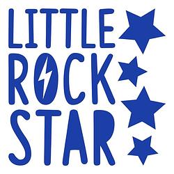 Foto van Kids decor muursticker little rock star junior 2 stickervellen