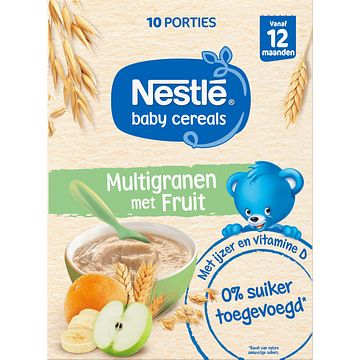 Foto van Nestle baby cereals multigranen met fruit vanaf 12 maanden 180g bij jumbo