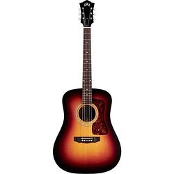 Foto van Guild d-50 standard antique burst westerngitaar met koffer