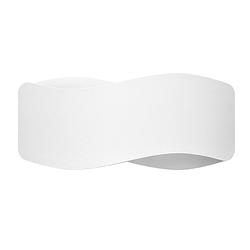 Foto van Sollux wandlamp tila b 30 cm excl. g9 wit