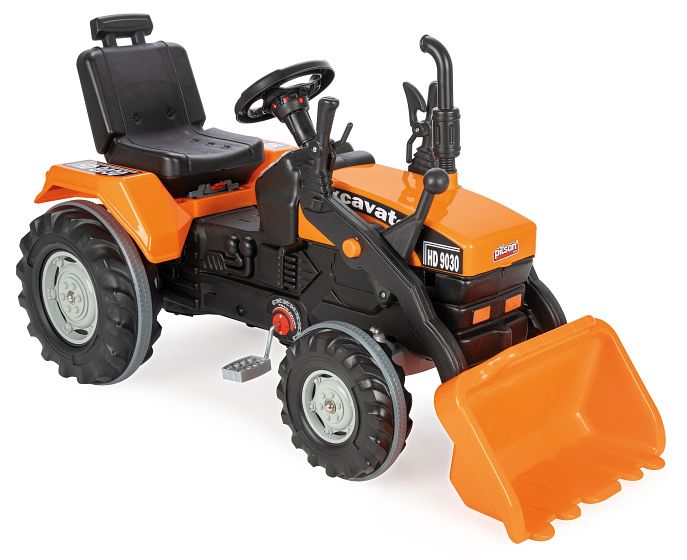 Foto van Amigo pilsan super hd 9030 traptractor met voorlader oranje/zwart s