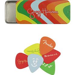 Foto van Fender george harrison rocky pick tin medium (set van 6)