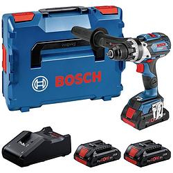 Foto van Bosch professional gsr 18v-110 c 0615a5002s accu-schroefboormachine 18 v li-ion incl. 3 accus, incl. lader, brushless