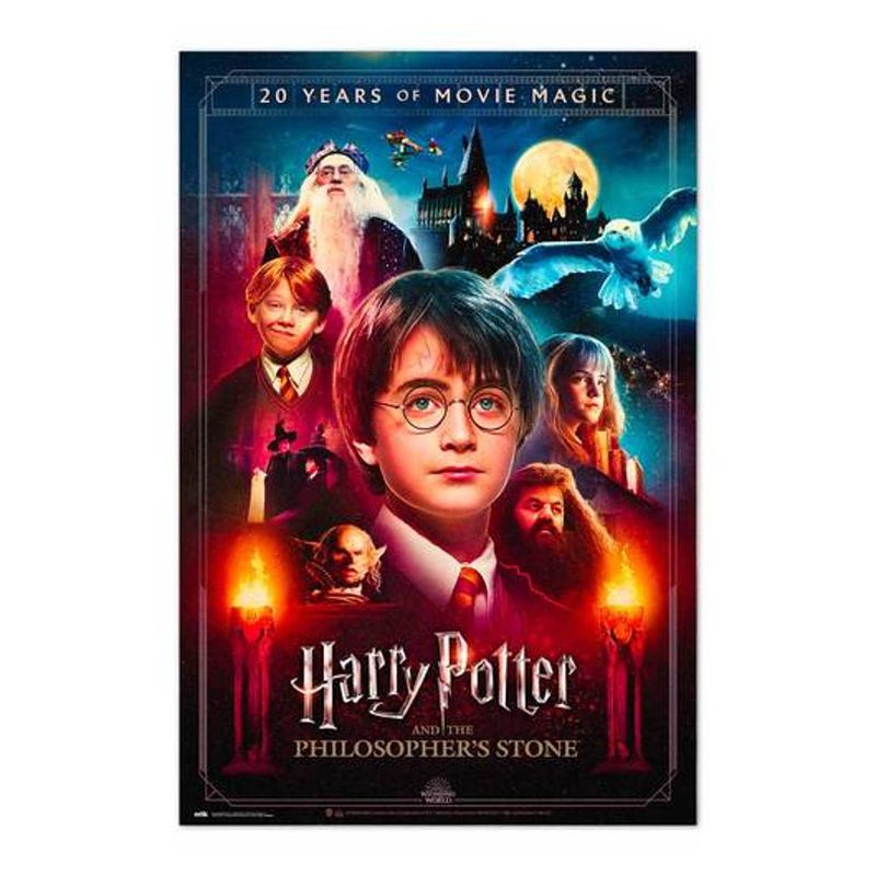 Foto van Grupo erik harry potter la piedra filosofal 20 aniversario poster 61x91,5cm