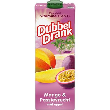 Foto van Dubbeldrank mango & passievrucht 1l bij jumbo