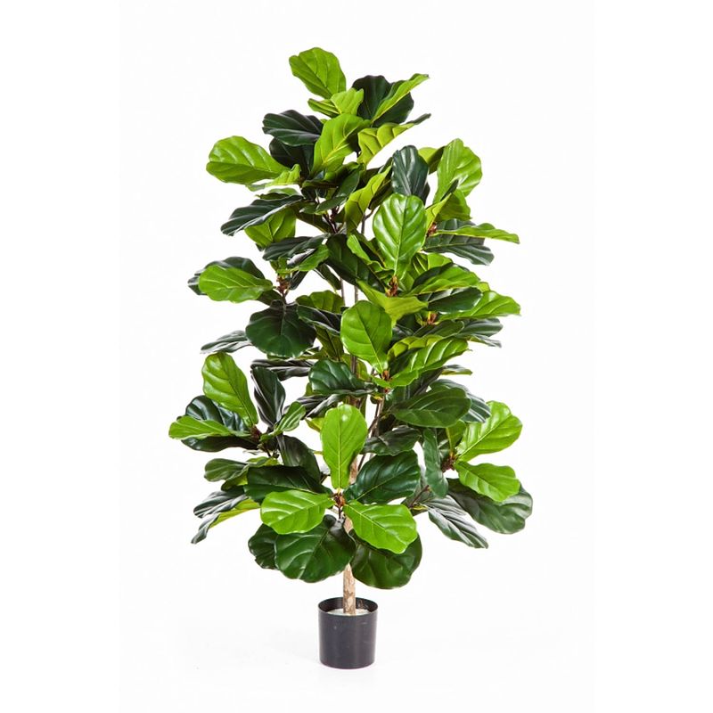 Foto van Kunstplant ficus lyrata bush - 130 cm